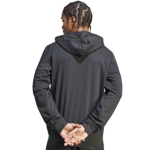 Felpa con Cappuccio e Zip Intera All Blacks - Adidas