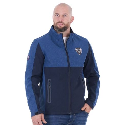 Giacca Softshell blu navy French Rugby Club - Ruckfield