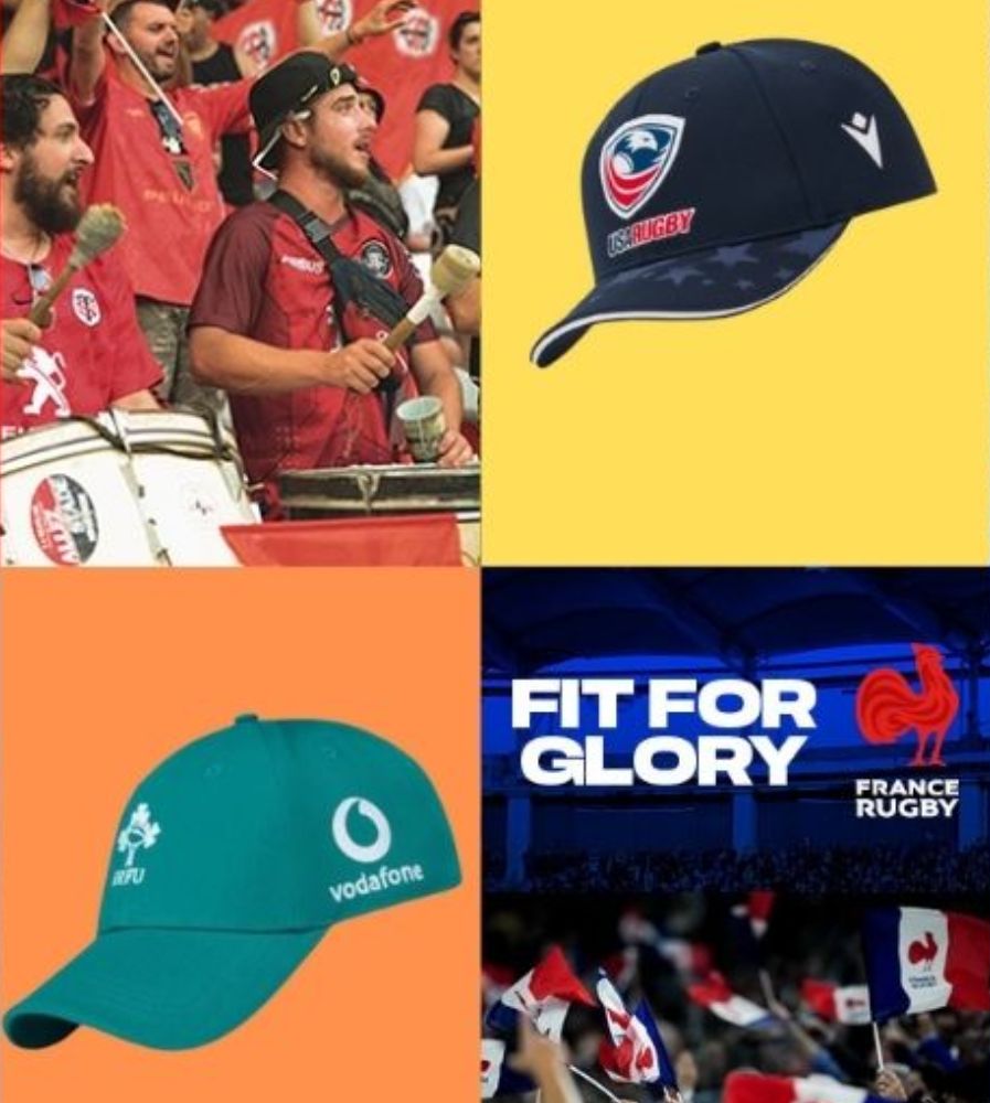 Cappellini rugby uomo - stile sportivo e urbano