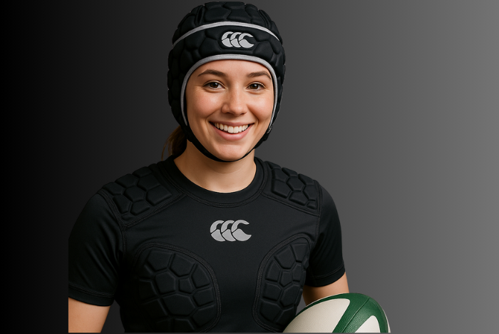 Attrezzatura rugby donna — allenamento e partita
