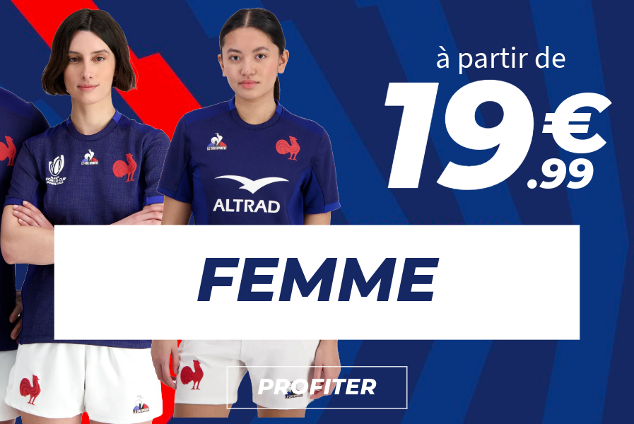 Femme rugby destockage france le coq sportif