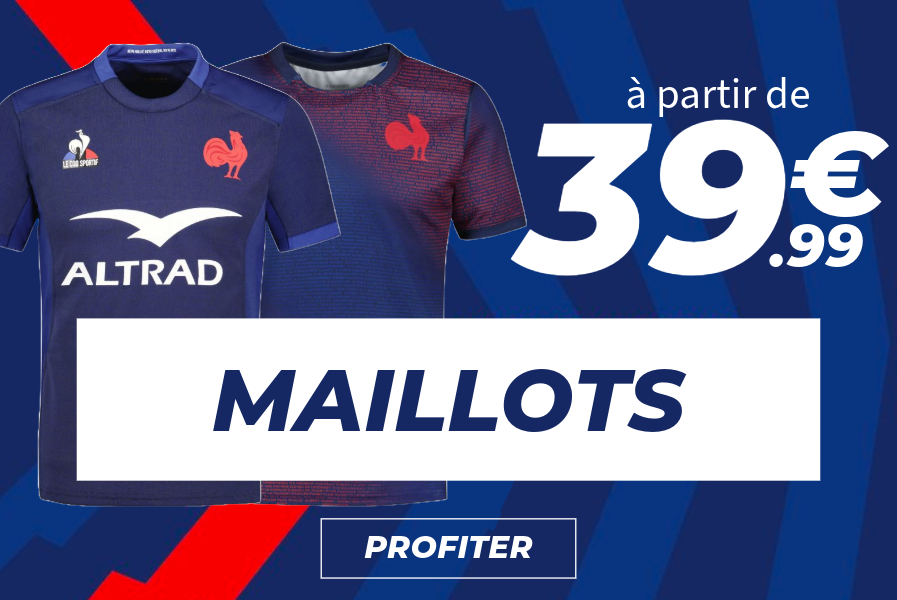 maillot rugby destockage france le coq sportif