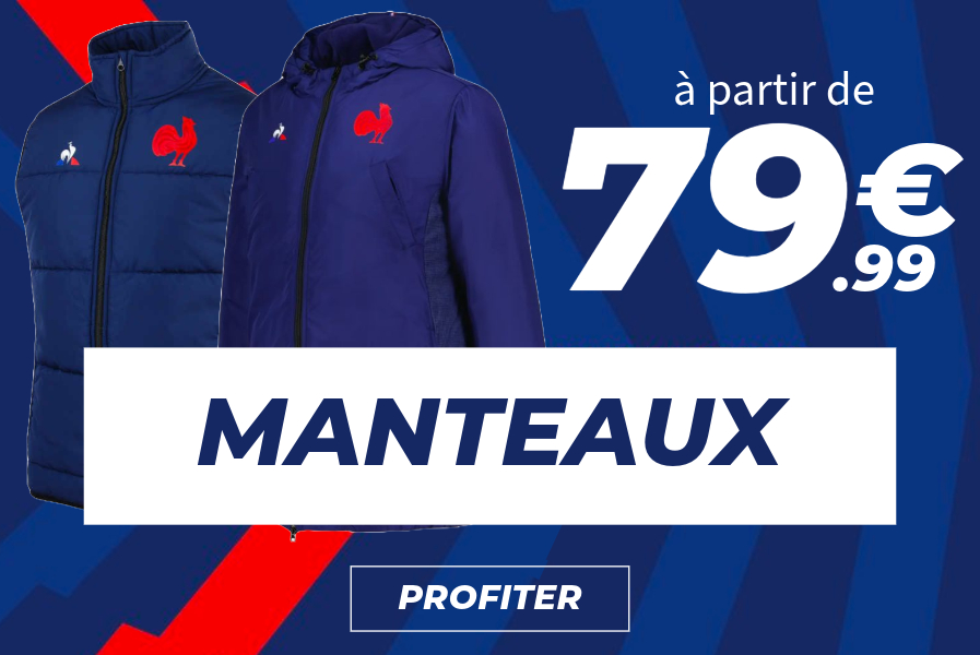 Manteaux rugby destockage france le coq sportif
