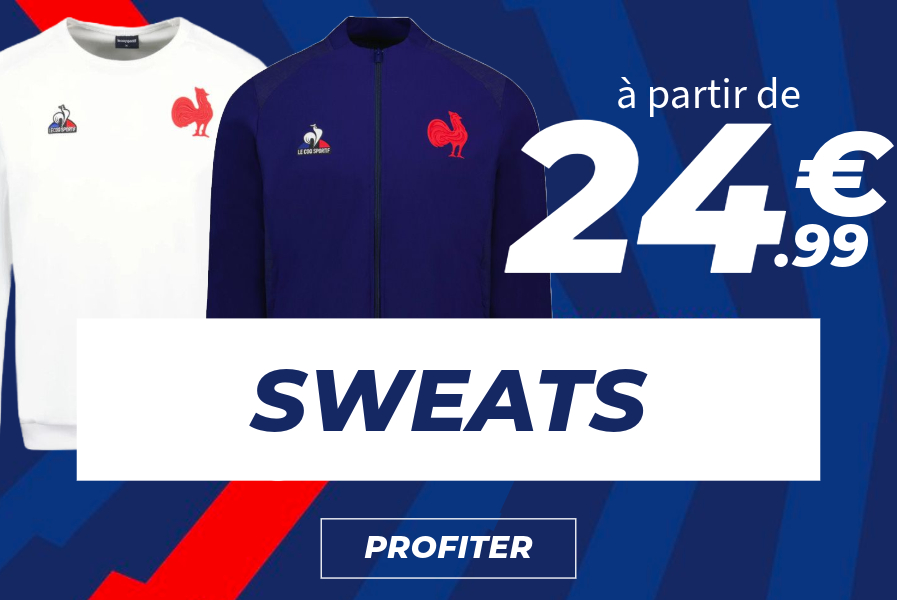 Sweats rugby destockage france le coq sportif